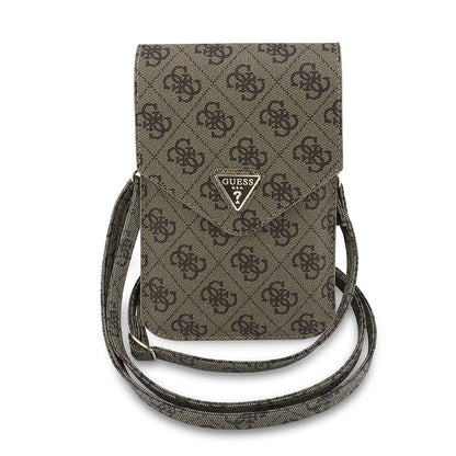 Sac Universel pour Téléphone, Guess, Fliptok Triangle 4G, Marron