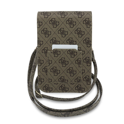 Sac Universel pour Téléphone, Guess, Fliptok Triangle 4G, Marron