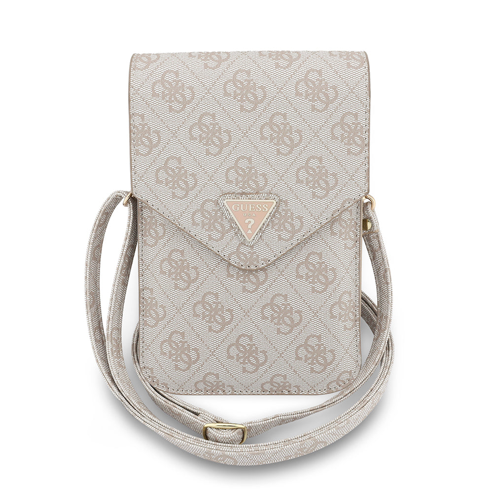 Sac Universel pour Téléphone, Guess, Fliptok Triangle 4G, Rose