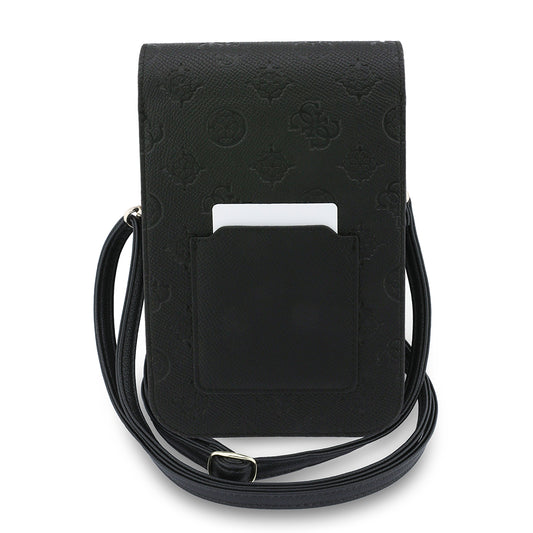 Universaltasche für Telefon, Guess, Grained Peony, Schwarz