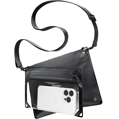 Sac et Housse Étanche Universelle Spigen Crossbag, Noir AMP09746