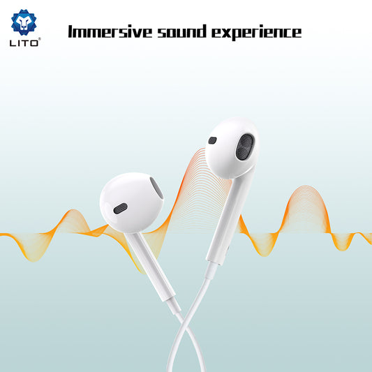 Handsfree 3.5m Lito LF01A, Blanc