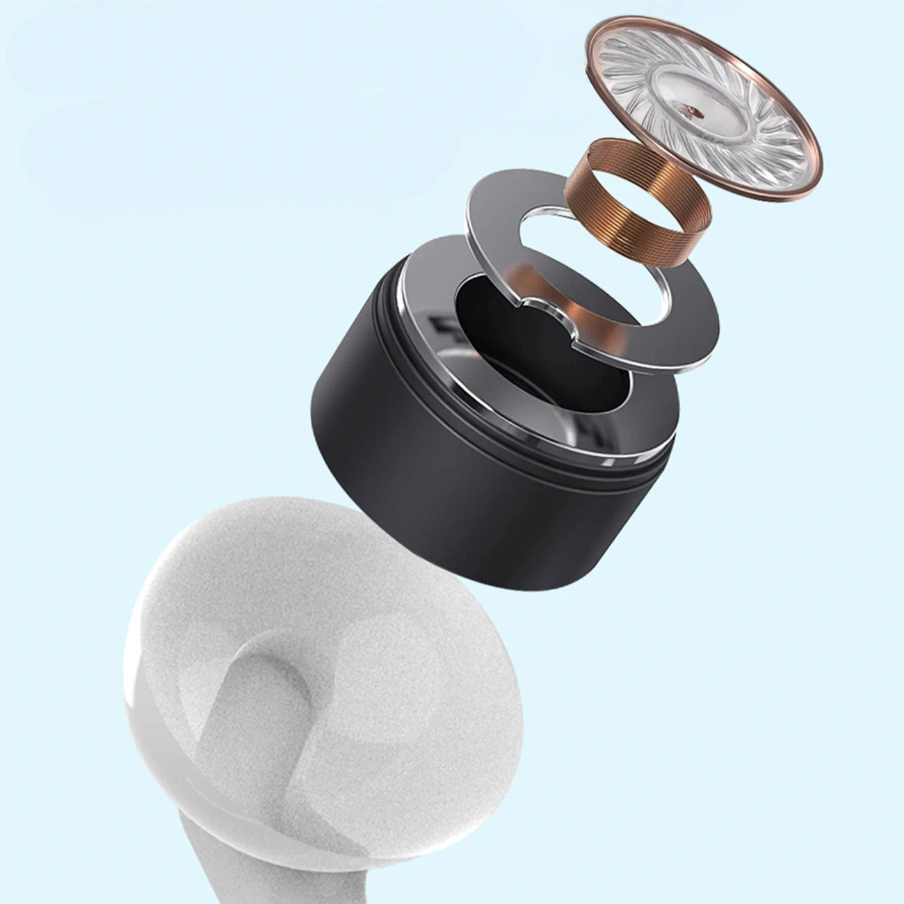 Freisprecheinrichtung 3,5 mm Dudao X3+, Weiß