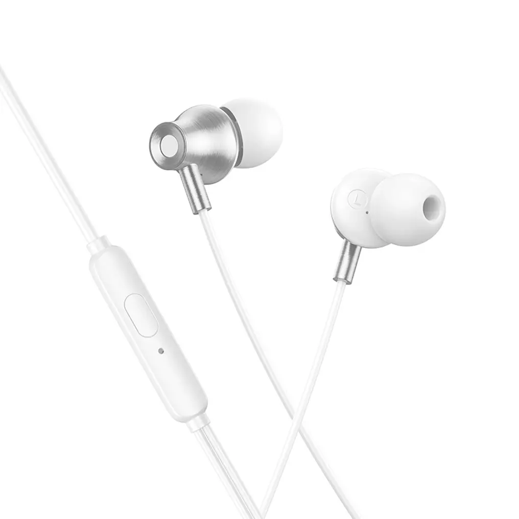 Freisprecheinrichtung 3,5 mm HOCO M119, Silber
