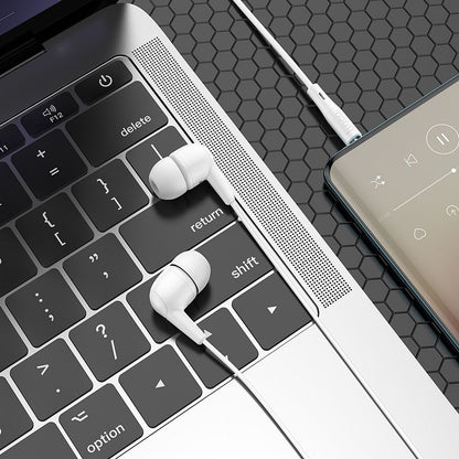 Handsfree 3.5mm HOCO M97, Blanc