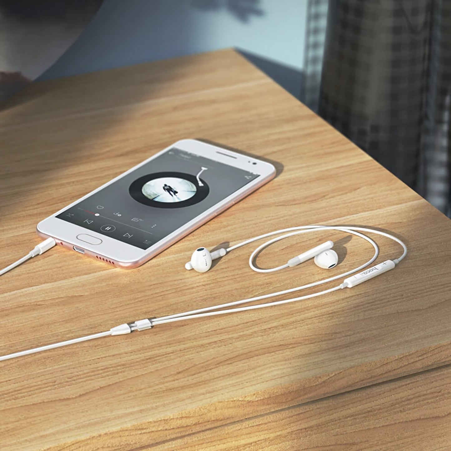 Handsfree 3.5mm HOCO, Noir