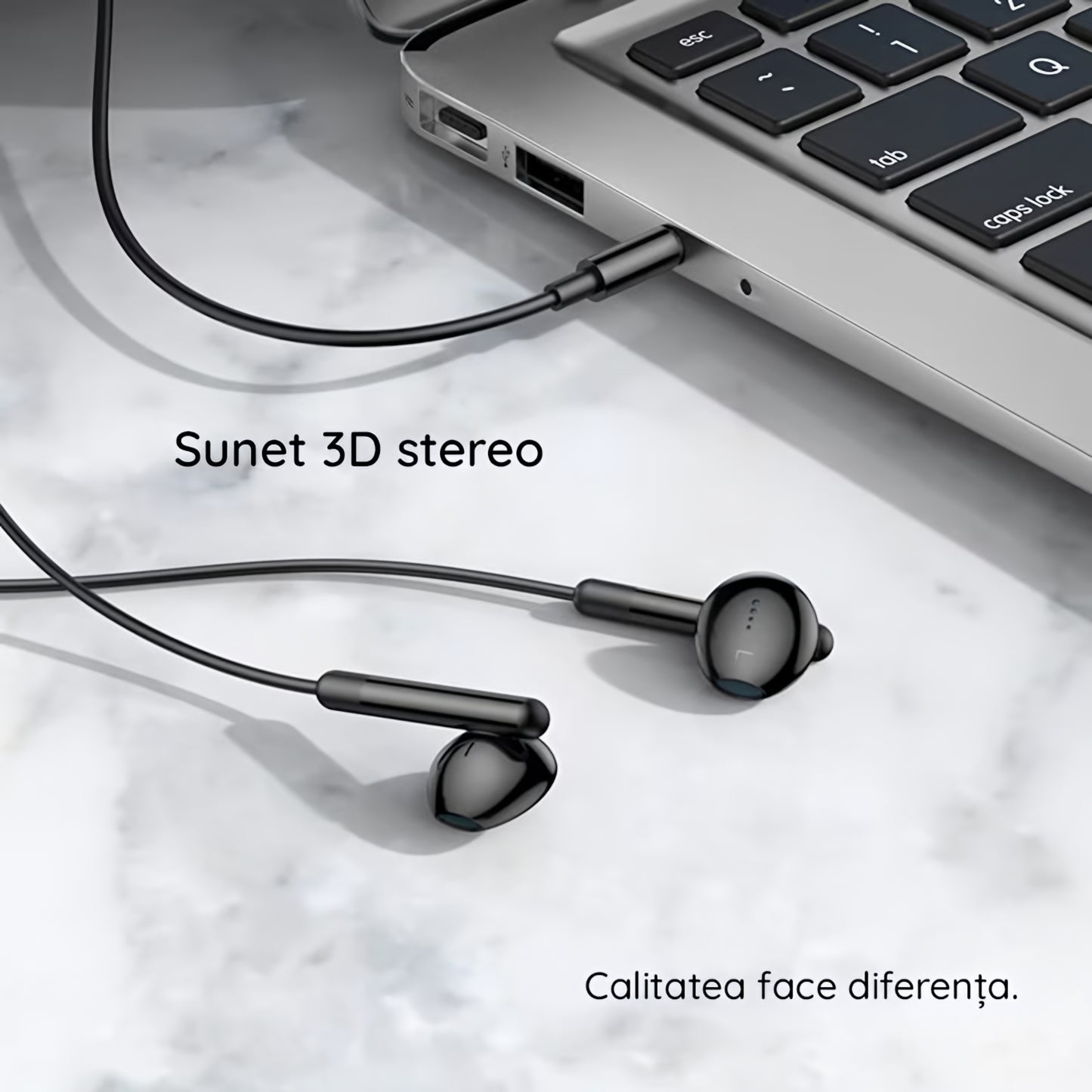 Handsfree 3.5mm HOCO, Noir