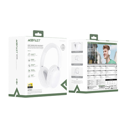 Handsfree Bluetooth Acefast H12, A2DP, ANC, Schwarz