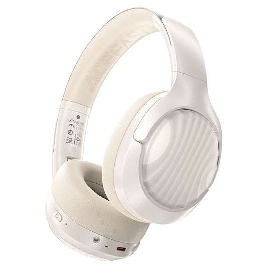 Kit mains libres Bluetooth Acefast H5, A2DP, ANC, Blanc
