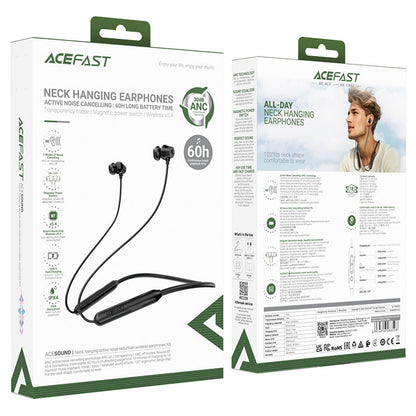 Handsfree Bluetooth Acefast N3, A2DP, Schwarz