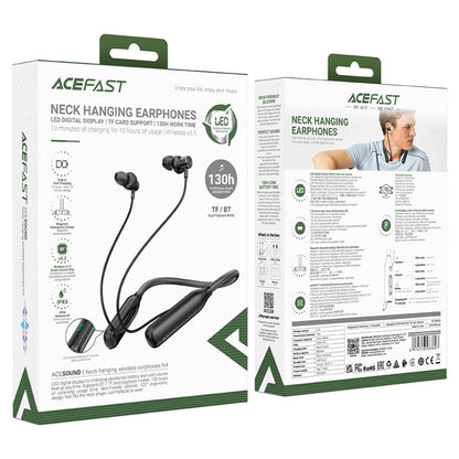 Handsfree Bluetooth Acefast N4, A2DP, Schwarz