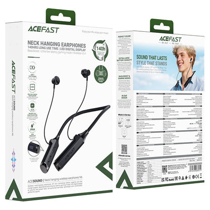 Handsfree Bluetooth Acefast N6, A2DP, Schwarz