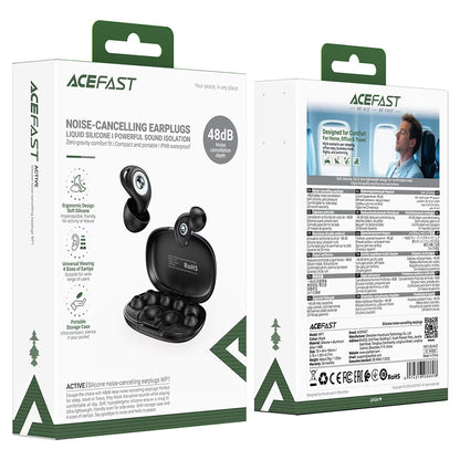 Écouteurs Bluetooth mains libres Acefast WP1, TWS, ANC, Noir