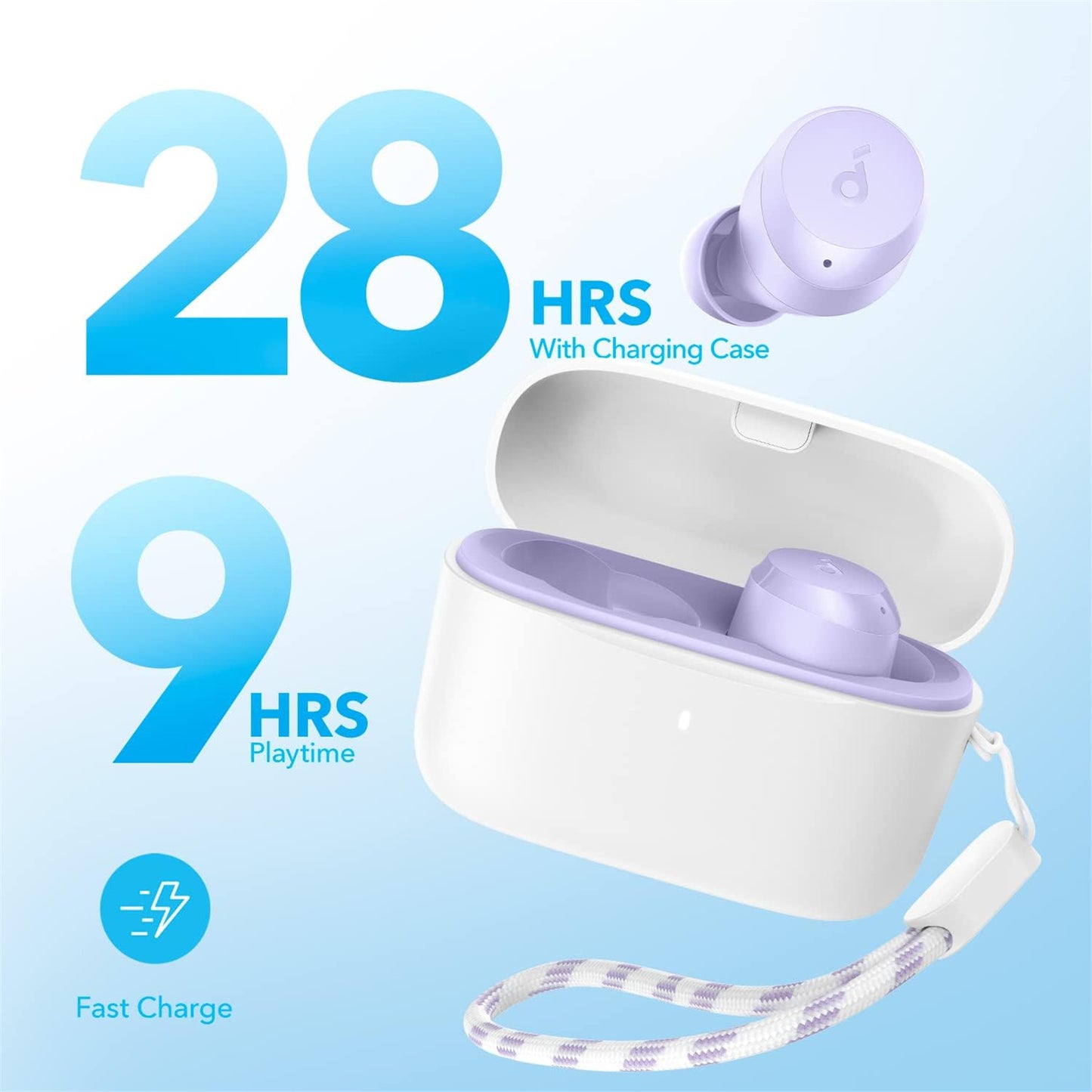 Handsfree Bluetooth Anker SoundCore A25i, TWS, Violett A3948GQ2