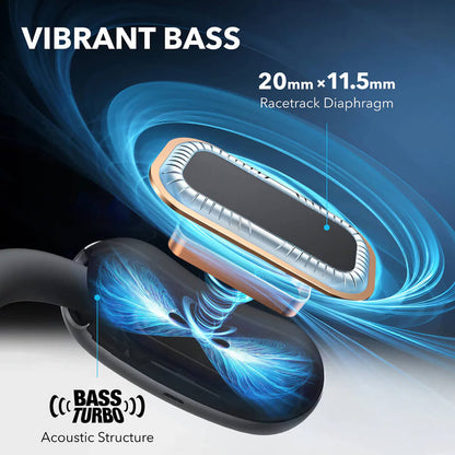 Handsfree Bluetooth Anker SoundCore AeroFit 2, TWS, Schwarz A3874G11