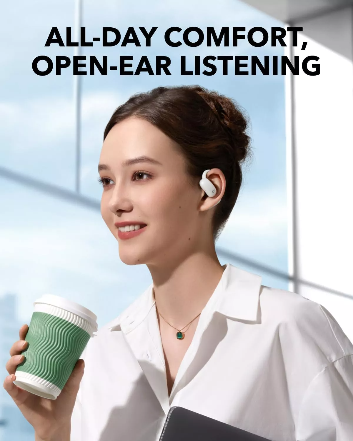 Handsfree Bluetooth Anker SoundCore AeroFit 2, TWS, White A3874G21