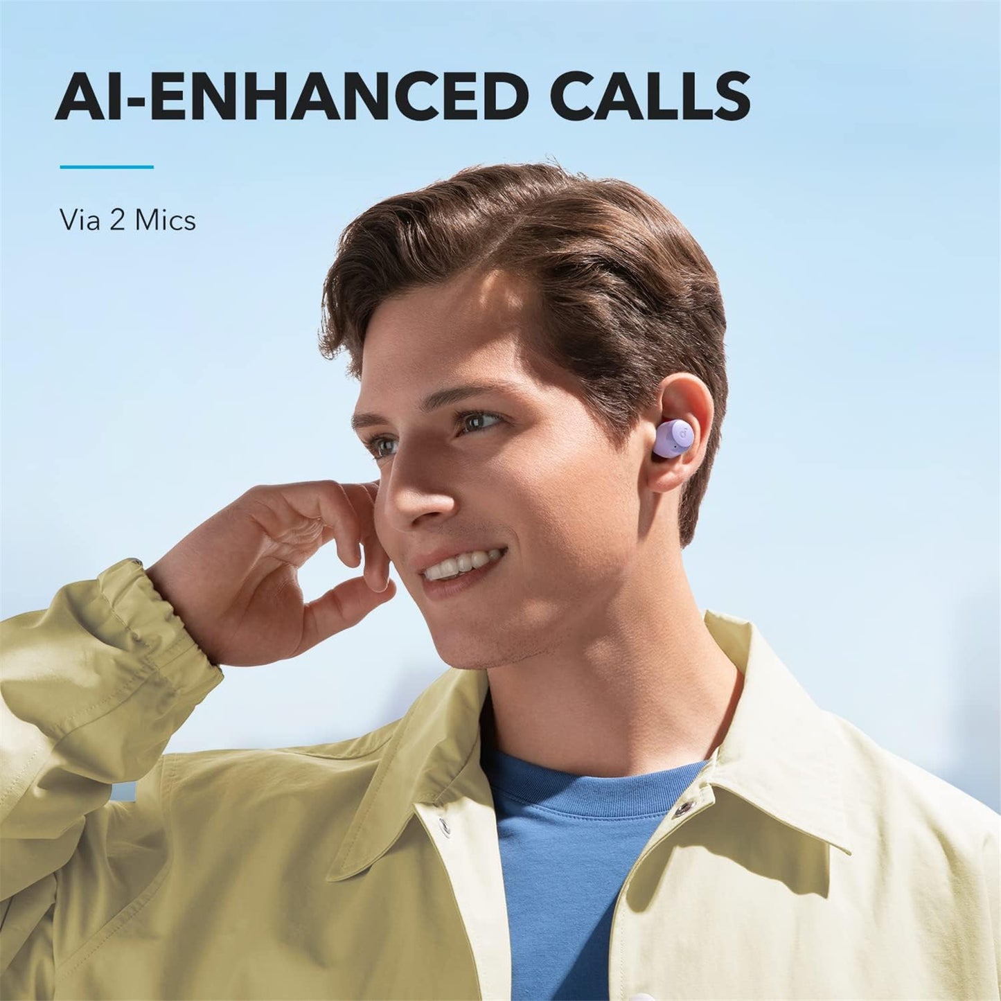 Handsfree Bluetooth Anker SoundCore A25i, TWS, Violett A3948GQ2