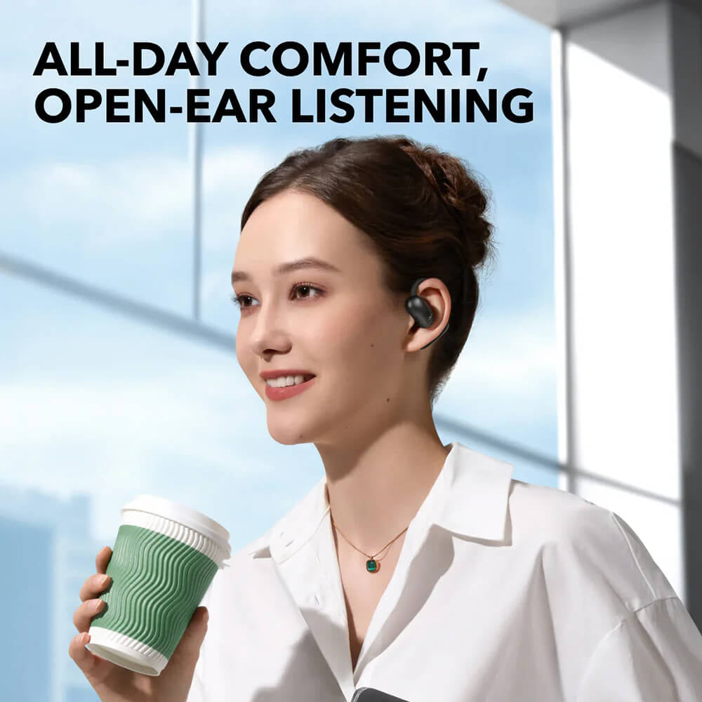 Handsfree Bluetooth Anker SoundCore AeroFit 2, TWS, Schwarz A3874G11