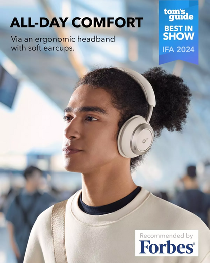 Handsfree Bluetooth Anker Soundcore Space One Pro, A2DP, ANC, Weiß A3062G21