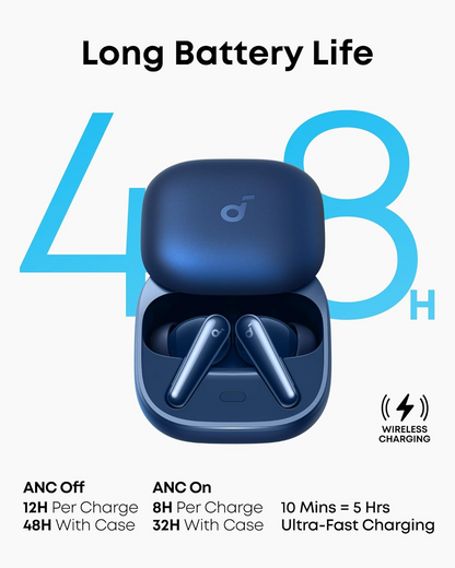 Bluetooth-Freisprecheinrichtung Anker SoundCore Liberty 5, TWS, ANC, Blau A3957G31