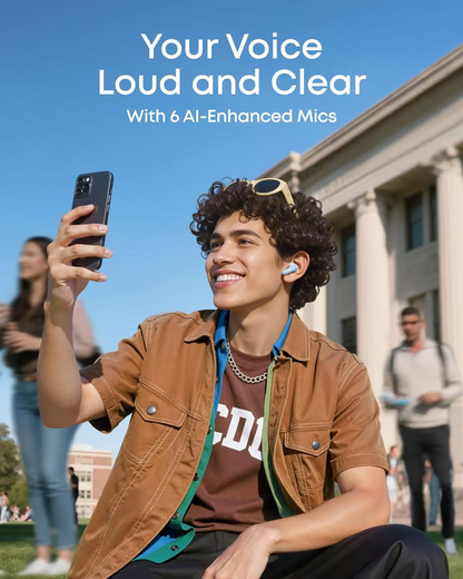 Freisprecheinrichtung Bluetooth Anker SoundCore R60i, TWS, ANC, Blau D1202G31