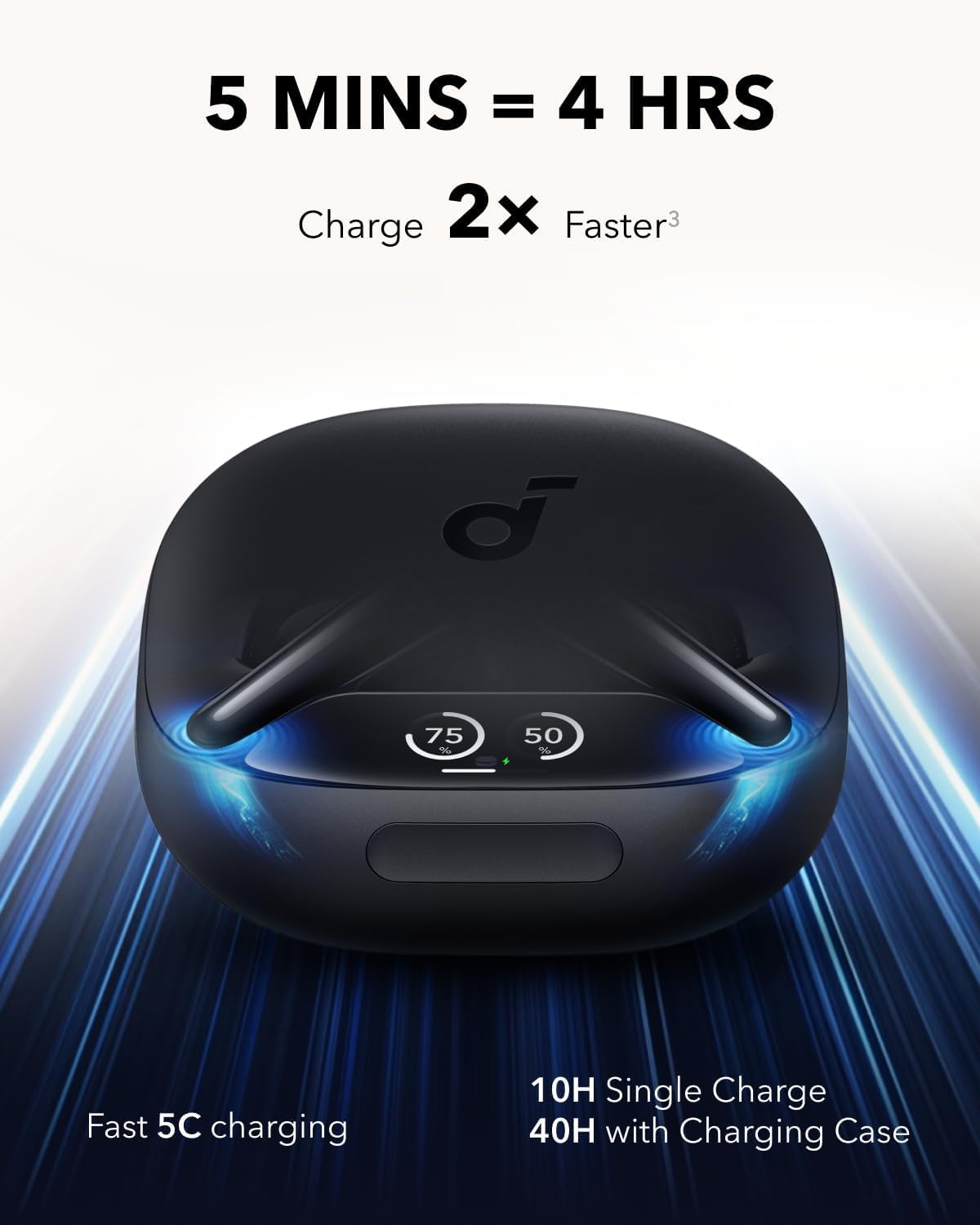Kit mains libres Bluetooth Anker SoundCore Liberty 4 Pro, TWS, ANC, Noir A3954G11