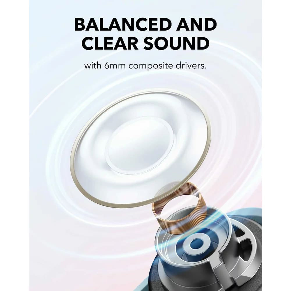 Kit mains libres Bluetooth Anker SoundCore A30i, TWS, Bleu A3958G31