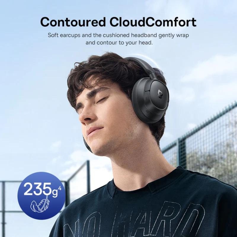 Bluetooth-Freisprecheinrichtung Baseus Bass BH1 NC, MultiPoint, A2DP, ANC, Schwarz A0203703