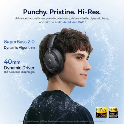 Bluetooth-Freisprecheinrichtung Baseus Bass BH1 NC, MultiPoint, A2DP, ANC, Schwarz A0203703