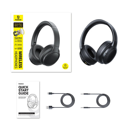 Handsfree Bluetooth Baseus BH1 Lite, A2DP, Schwarz A0203C00