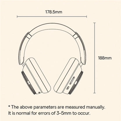 Handsfree Bluetooth Baseus Bowie H1 Pro, A2DP, ANC, Alb A00050601213-00