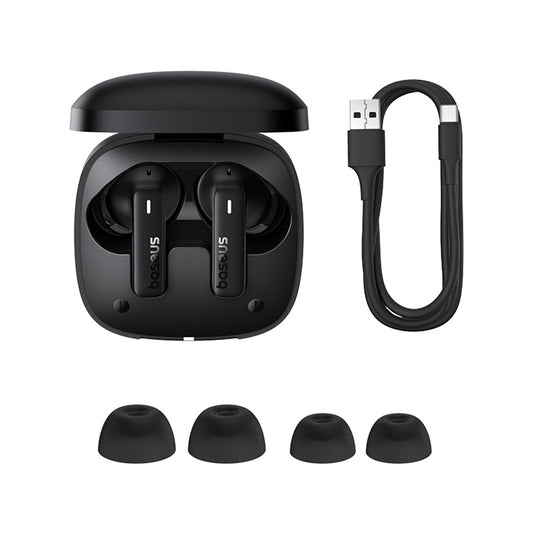 Kit mains libres Bluetooth Baseus Bowie E19, TWS, Noir A00069600113-00
