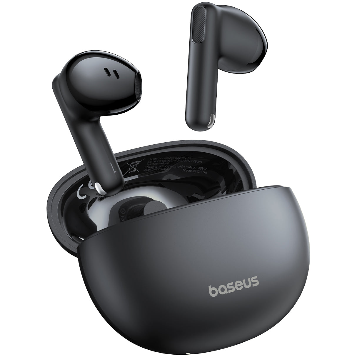 Handsfree Bluetooth Baseus Bowie E12, TWS, Negru A00059801126-Z1