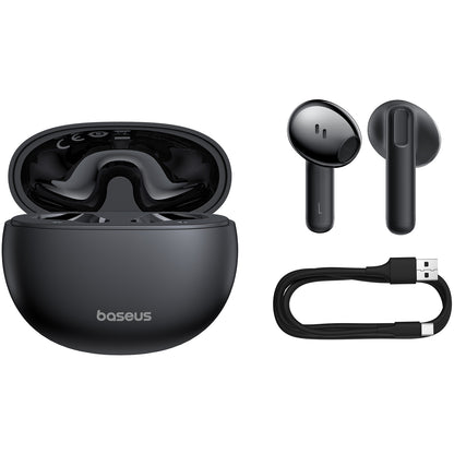 Handsfree Bluetooth Baseus Bowie E12, TWS, Negru A00059801126-Z1