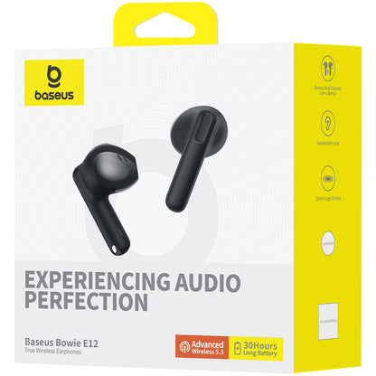 Handsfree Bluetooth Baseus Bowie E12, TWS, Negru A00059801126-Z1