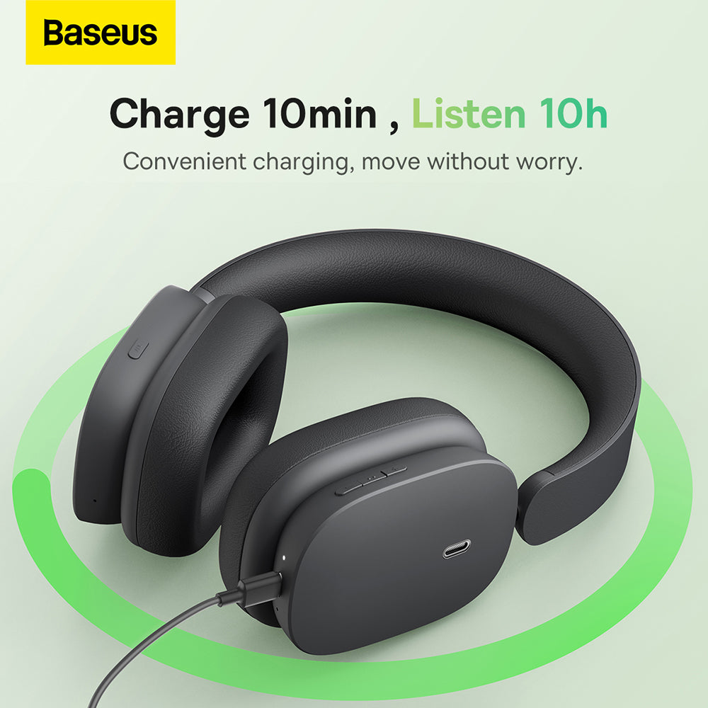 Kit mains libres Bluetooth Baseus Bowie H1, A2DP, ANC, Crème NGTW230202