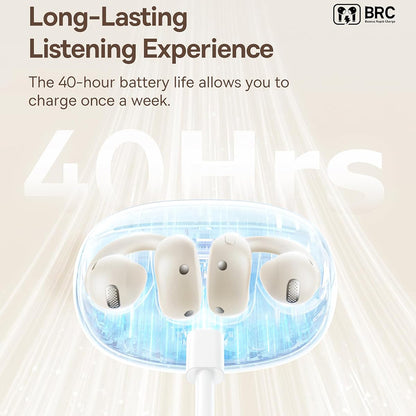 Kit mains libres Bluetooth Baseus Bowie MC1, TWS, Blanc A00083501226-00