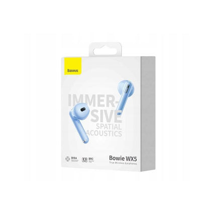 Handsfree Bluetooth Baseus Bowie WX5, TWS, Blau A00051000313-00