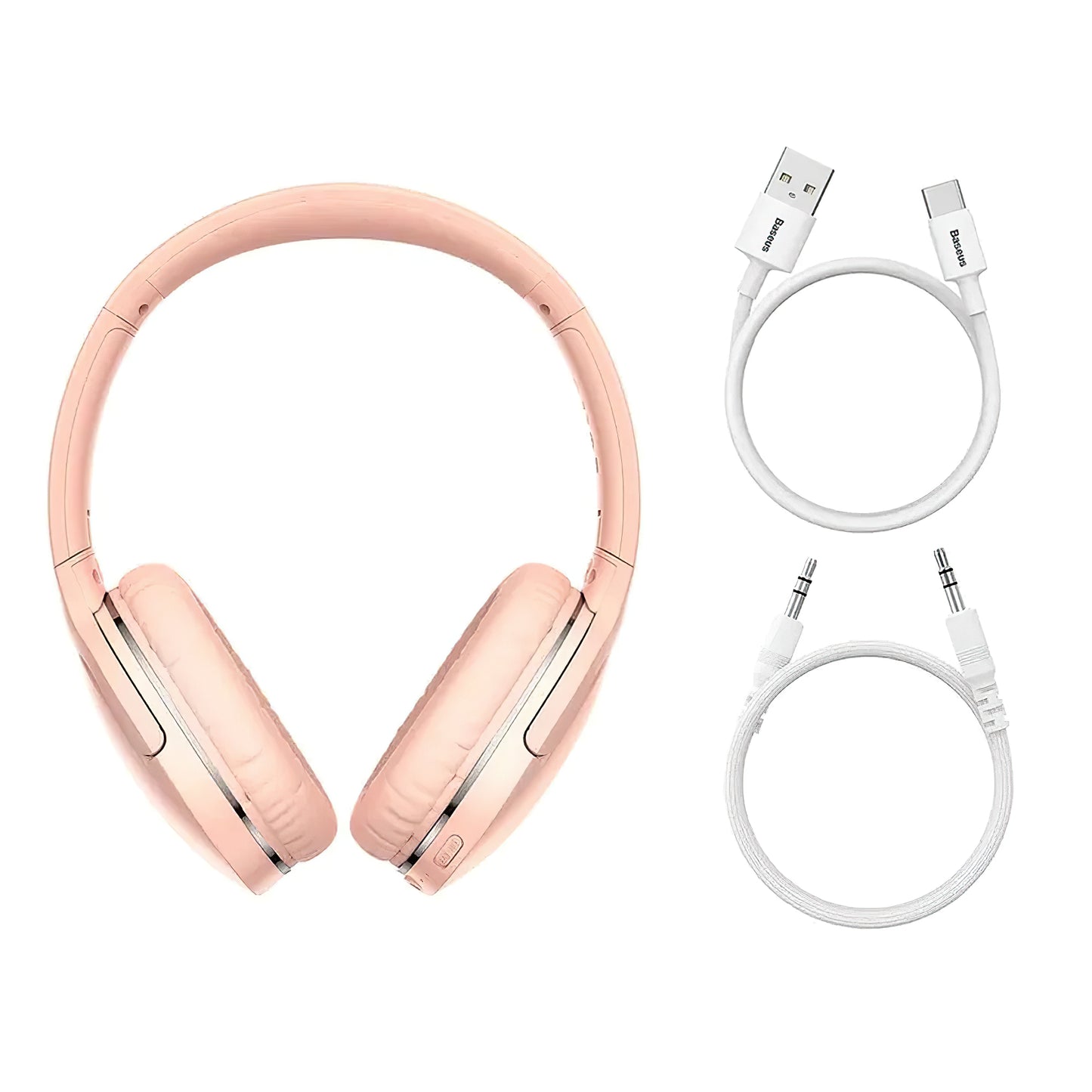 Casque Bluetooth mains libres Baseus Encok D02 Pro, MultiPoint, A2DP, Rose NGTD010304