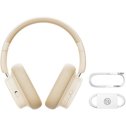 Handsfree Bluetooth Baseus H1i, A2DP, ANC, Alb A00050402223-00