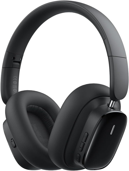 Bluetooth-Headset Baseus H1i, A2DP, ANC, Schwarz A00050402113-00