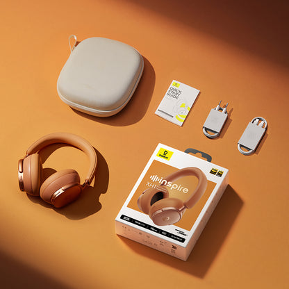 Freisprech-Bluetooth Baseus Inspire XH1 Sound von Bose, A2DP, ANC, Korallenorange A0203600
