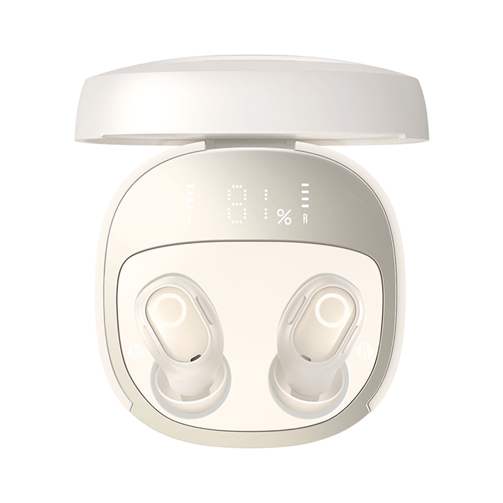 Handsfree Bluetooth Baseus WM02+, TWS, Weiß NGTW370302