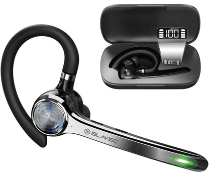 Kit mains libres Bluetooth Blavec Talk 1, MultiPoint, A2DP, Noir