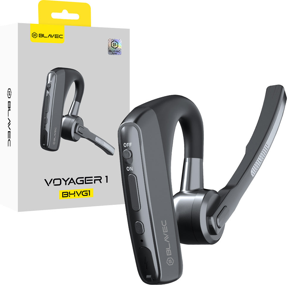 Bluetooth-Headset Blavec Voyager 1, Multipoint, A2DP, Schwarz