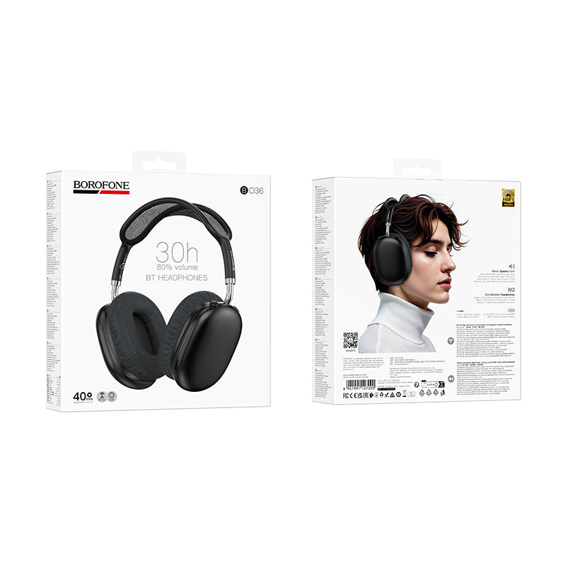 Freisprecheinrichtung Bluetooth Borofone BO36 Tone, A2DP, Schwarz