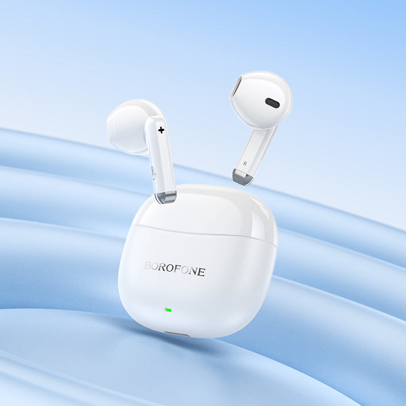 Handsfree Bluetooth Borofone BW88 Deep Rhyme, TWS, Weiß