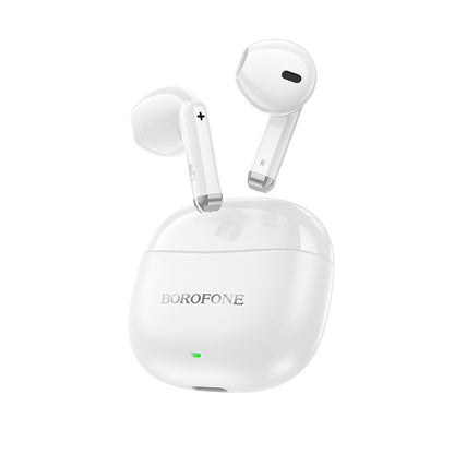 Handsfree Bluetooth Borofone BW88 Deep Rhyme, TWS, Weiß