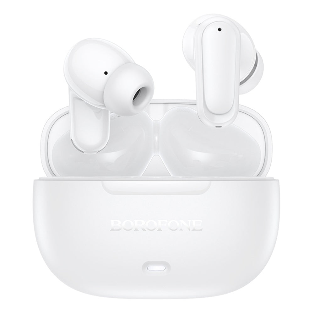 Kit mains libres Bluetooth Borofone BW96 Mellow, TWS, Blanc