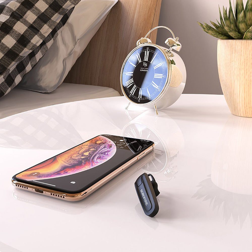 Oreillette Bluetooth mains libres Encourage BC21, MultiPoint, A2DP, Noir